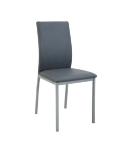 SET PRANZO BELLAHOME "MINORCA" GRIGIO CON TAVOLO ESTENSIBILE IN VETRO 4 SEDUTE